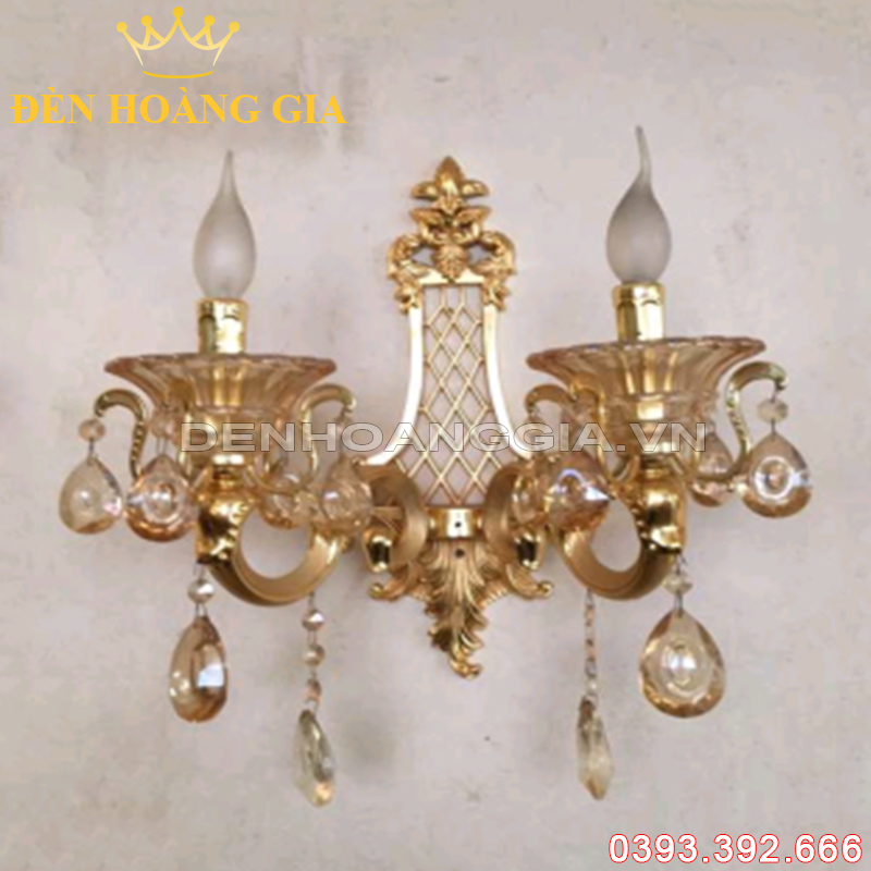 Đèn Led tường nến Hợp kim đôi Rolux-DTND2D063