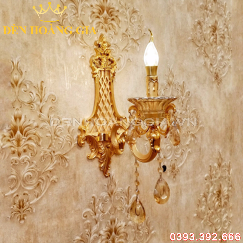 Đèn Led tường nến Hợp kim đơn Rolux-DTND1D063