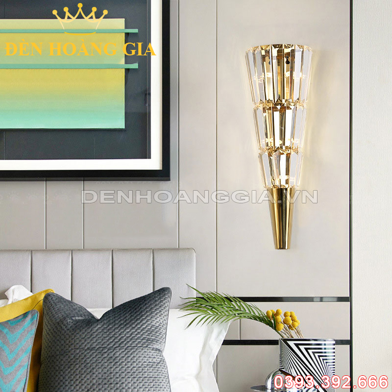 Đèn Led tường Pha lê Hiện đại Rolux-DTPLA6