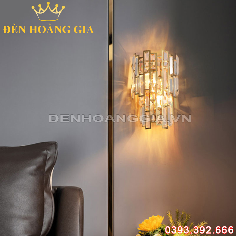 Đèn Led tường Pha lê Luxury Rolux-DTPLLux6603