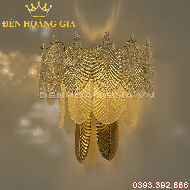 Đèn Led tường Pha lê Luxury Rolux-DTPLLux88421