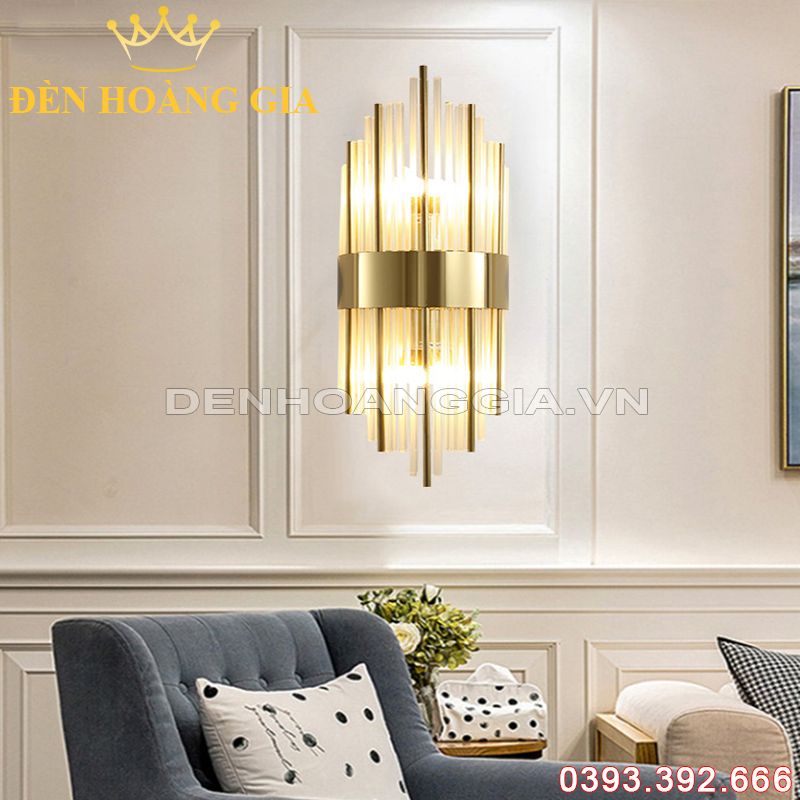 Đèn Led tường Pha lê phong cách Ý Rolux-DTPL6619