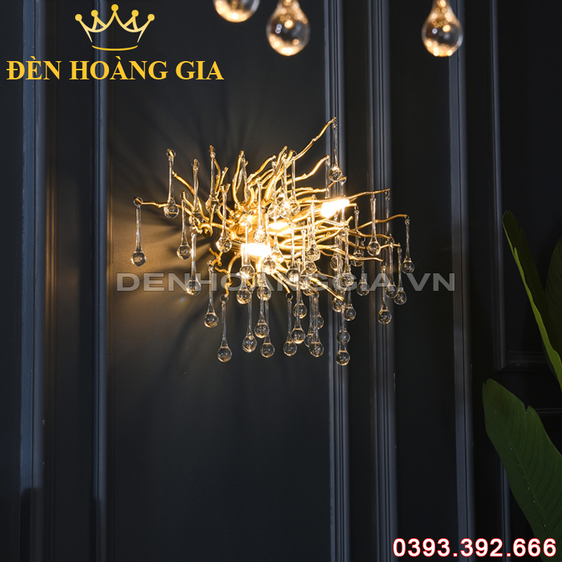 Đèn Led tường Pha lê Phương Đông SERIP Rolux-DTPLPD001