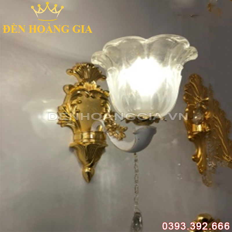 Đèn tường hợp kim họa tiết Hoa Linh Lan Rolux-DTHKHLL3149