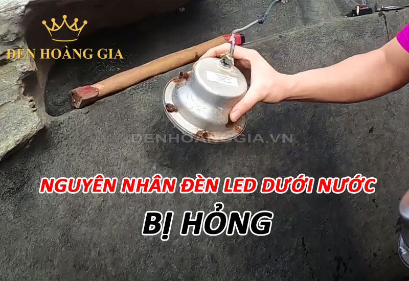 Nguyên nhân đèn led dưới nước bị hỏng