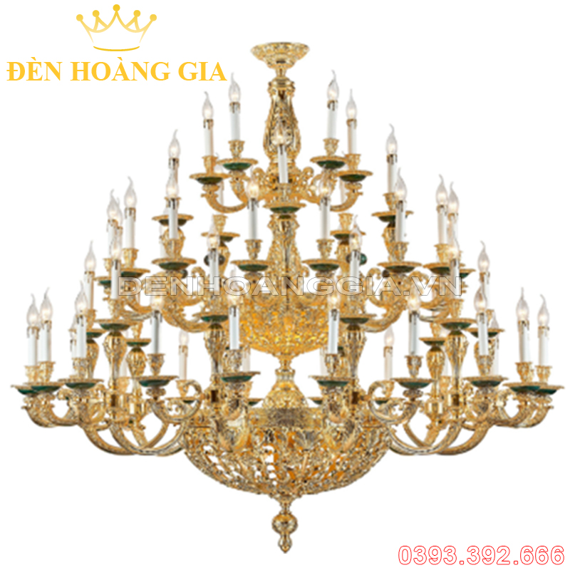 Đèn led chùm cổ điển Rolux-DCHK2020 55 Tay