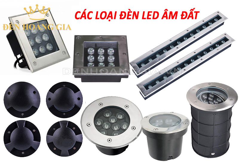 Các loại đèn led âm đất