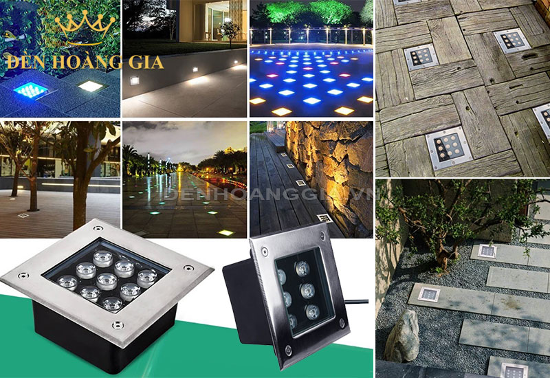 Đèn led âm đất vuông và các ứng dụng của nó