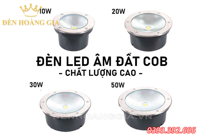 Đèn led âm đất COB