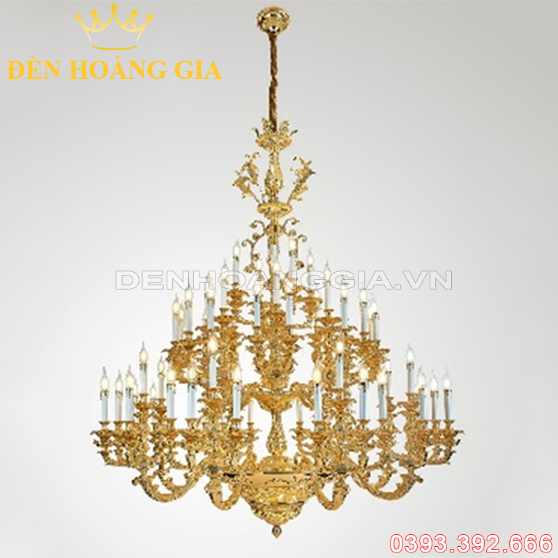 Đèn led chùm cổ điển Rolux-DCHK2030 60 Tay