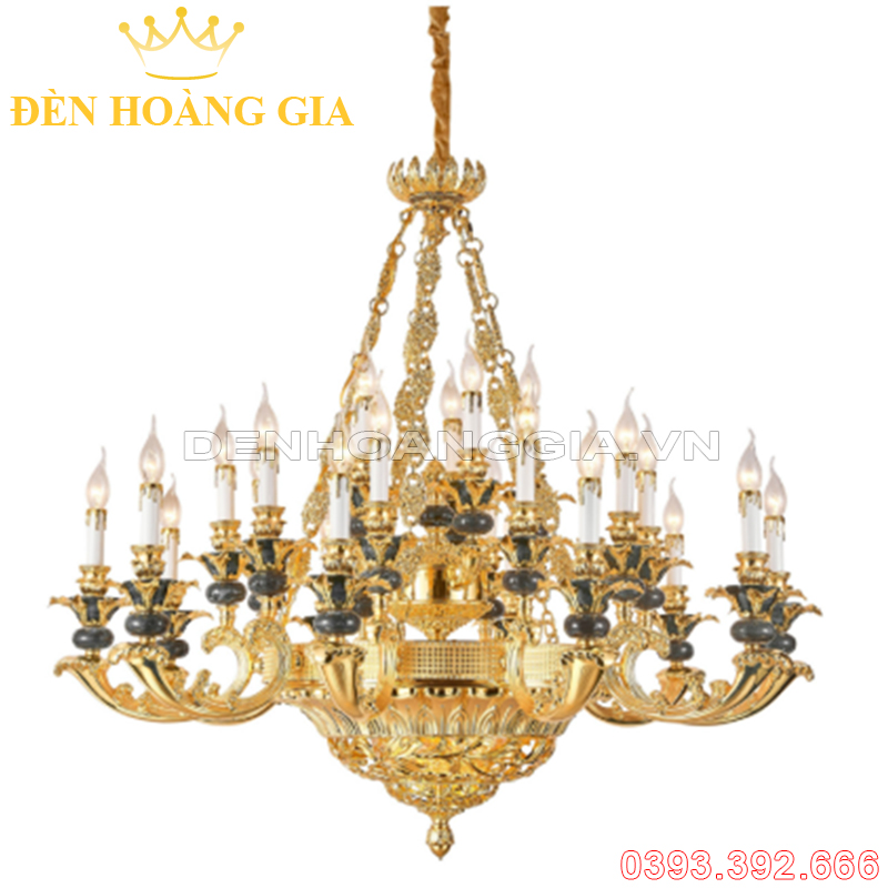 Đèn led chùm cổ điển Rolux-DCHK2033 25 Tay