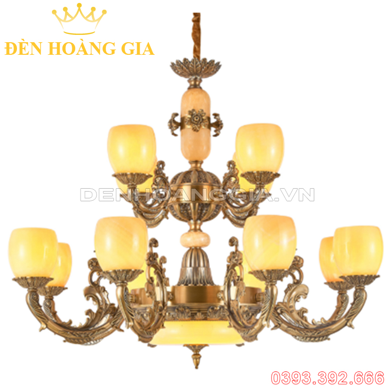 Đèn led chùm cổ điển Rolux-DCHK2042/12