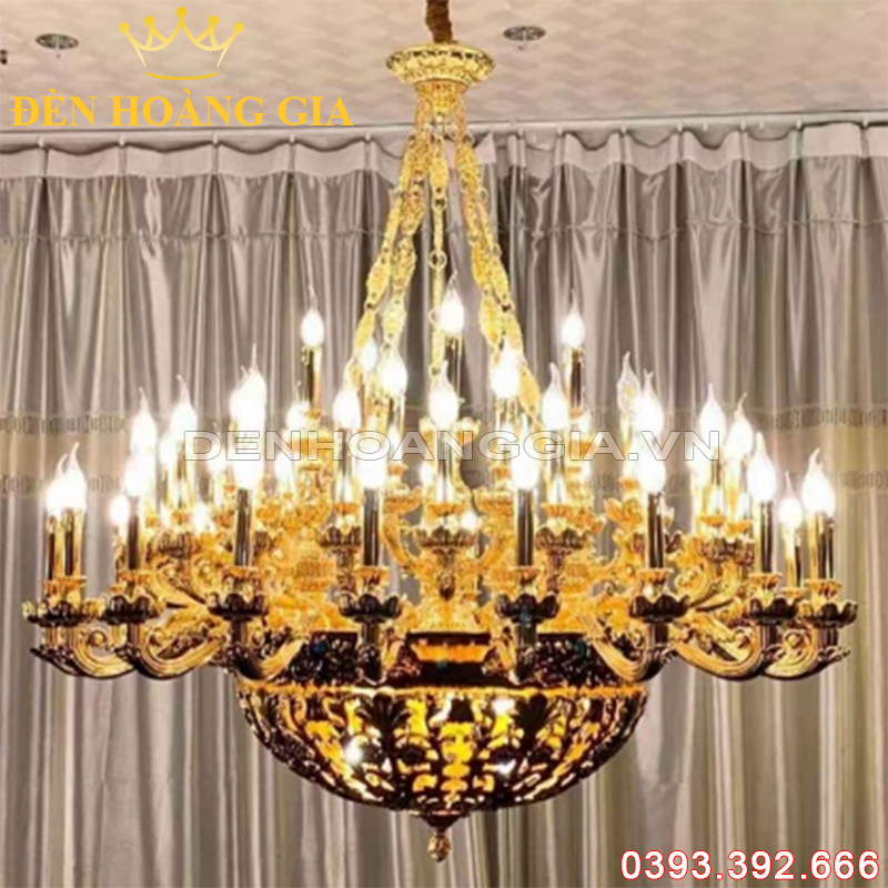 Đèn led chùm cổ điển Rolux-DCHK5033 55 Tay