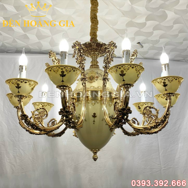 Đèn led chùm cổ điển Rolux-DCHK5037/10