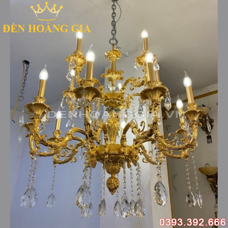 Đèn led chùm Đồng Châu Âu Rolux-DCDCAVT16882