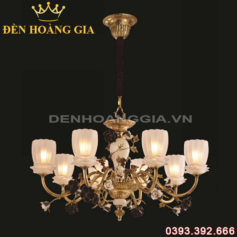 Đèn led chùm Đồng Châu Âu Rolux-DCDCAVT18011