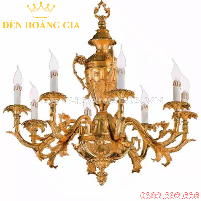 Đèn led chùm Đồng Châu Âu Rolux-DCDCAVT18052