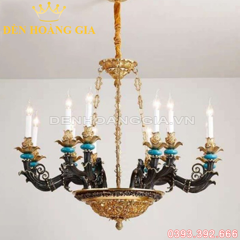 Đèn led chùm Đồng Châu Âu Rolux-DCDCAVT18060