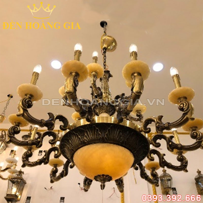 Đèn led chùm Đồng Rolux-DCD1202