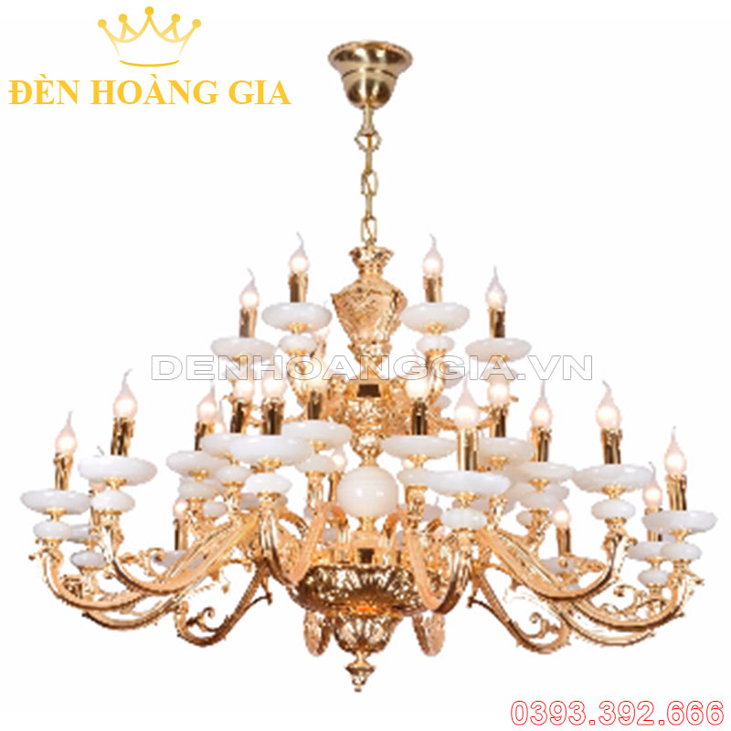 Đèn led chùm Đồng Rolux-DCD1245 30 Tay