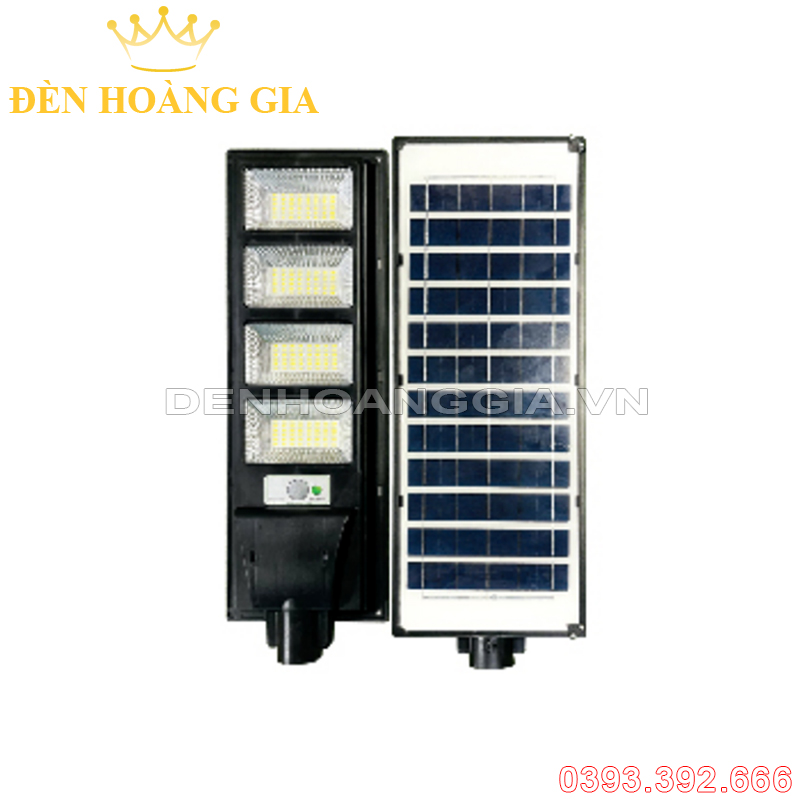 Đèn led đường năng lượng mặt trời liền thể V4 80w