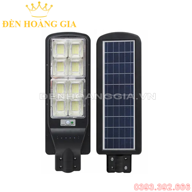 Đèn led đường năng lượng mặt trời liền thể V6 120w
