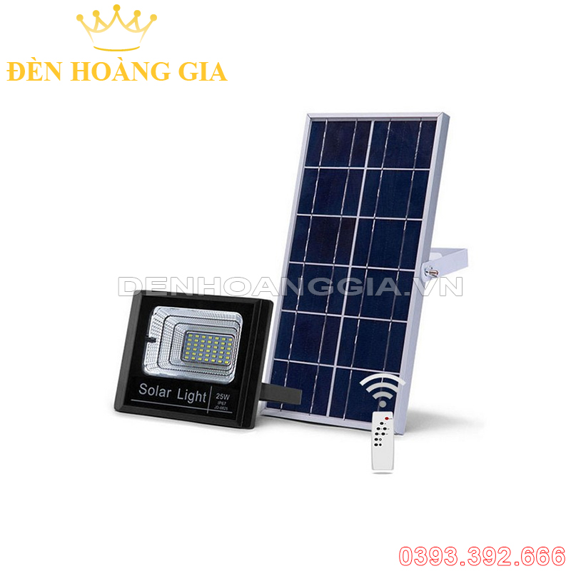 Đèn led pha năng lượng mặt trời V1 25w