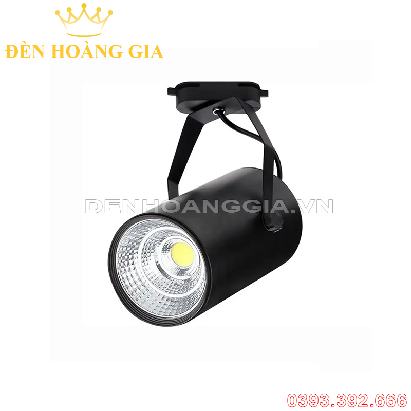 Đèn led rọi ray chân V vỏ đen 7W/12W