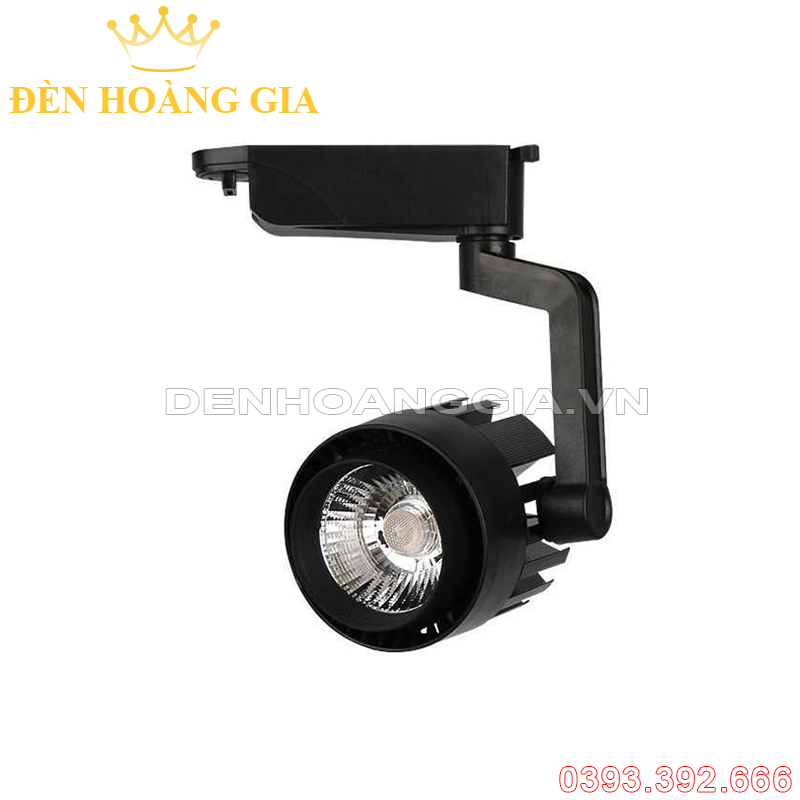 Đèn led rọi ray khúc khuỷu vỏ đen 20w/30w