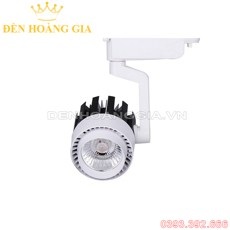Đèn led rọi ray khúc khuỷu vỏ trắng 20w/30w