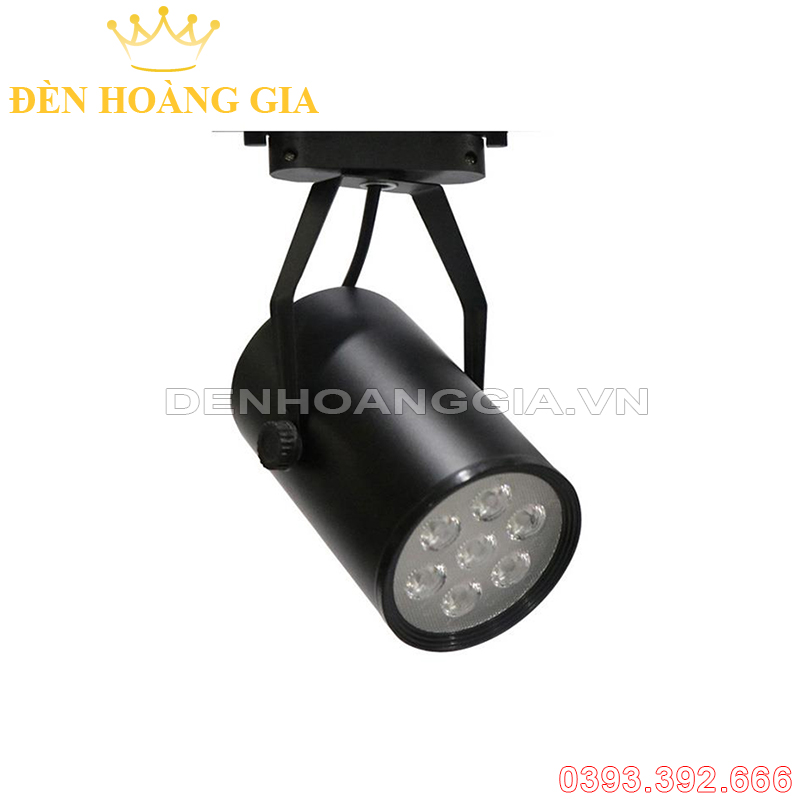 Đèn led rọi ray mắt hạt vỏ đen 7w/12w