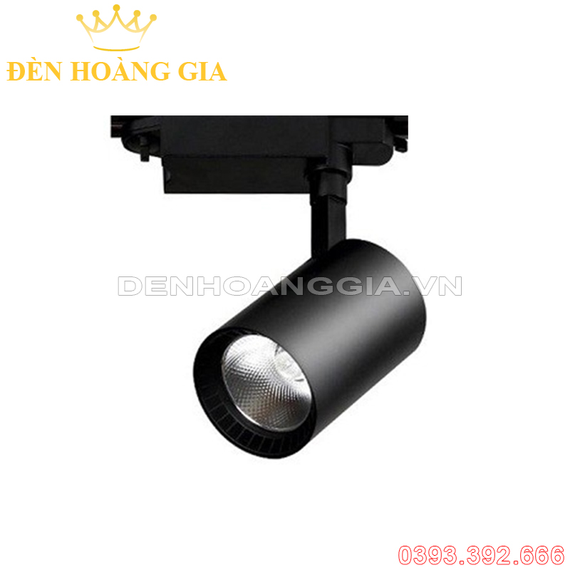 Đèn led rọi ray thân ngắn vỏ đen 10w/20w/30w