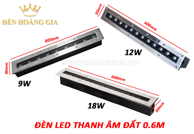 Đèn led thanh âm đất 0.6 mét
