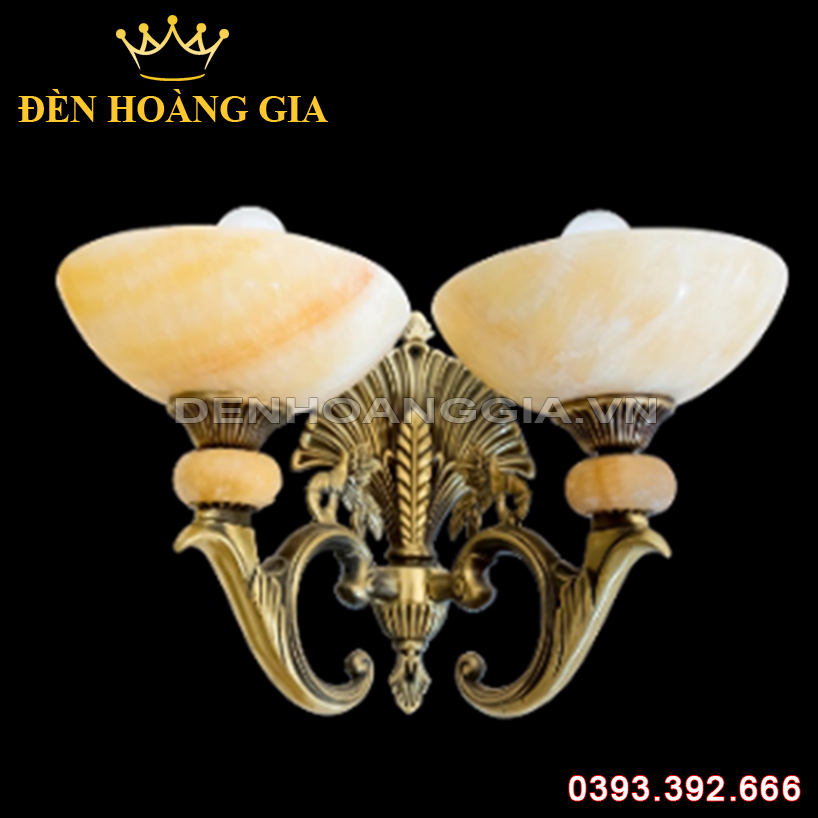 Đèn led tường nến Đồng Rolux-DTND8300/2