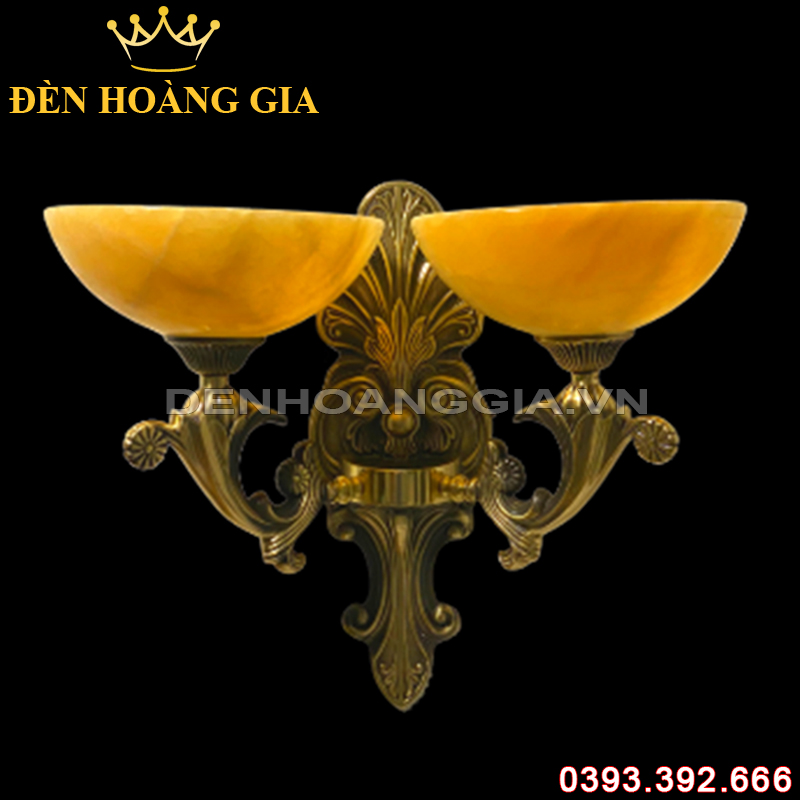 Đèn led tường nến Đồng Rolux-DTND9126/2