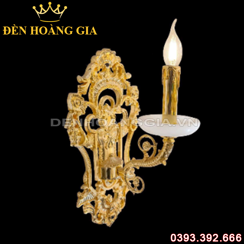 Đèn led tường nến Đồng Rolux-DTND9240/1