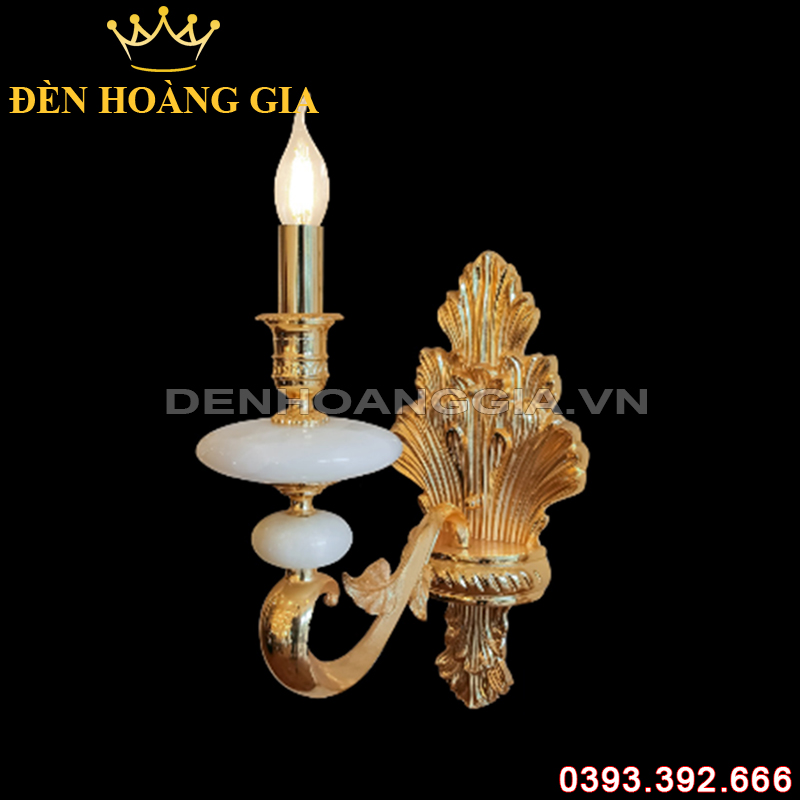 Đèn led tường nến Đồng Rolux-DTND9275/1