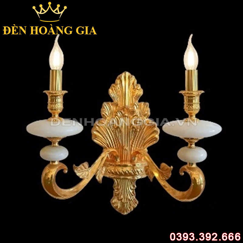 Đèn led tường nến Đồng Rolux-DTND9275/2