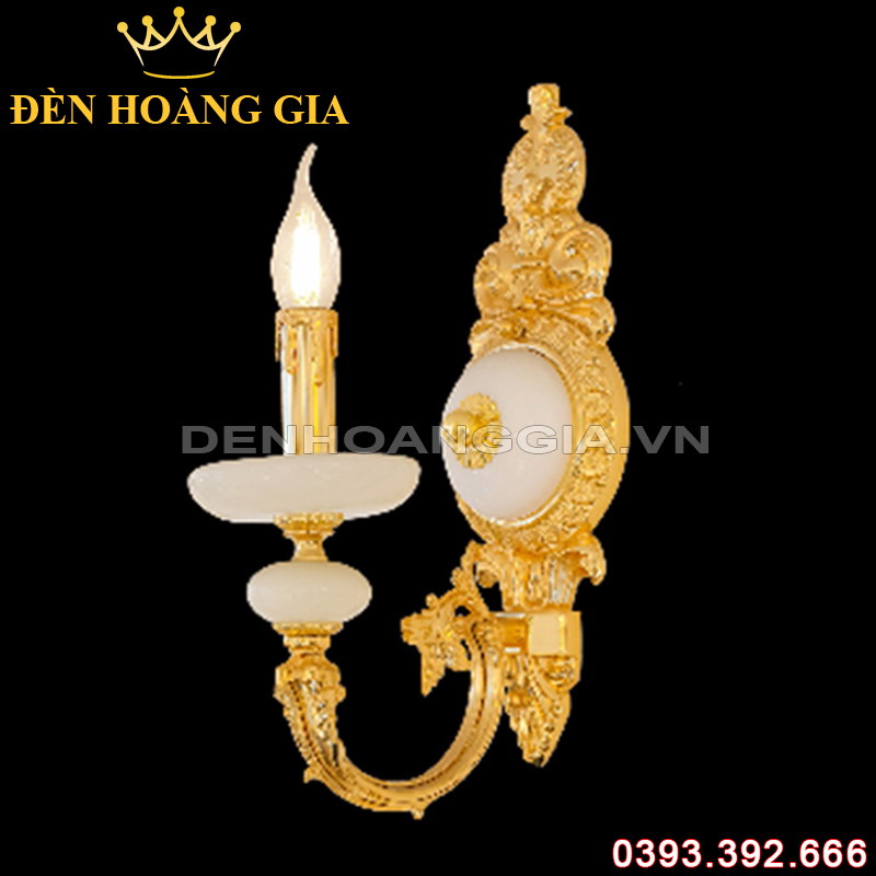 Đèn led tường nến Đồng Rolux-DTND9287/1