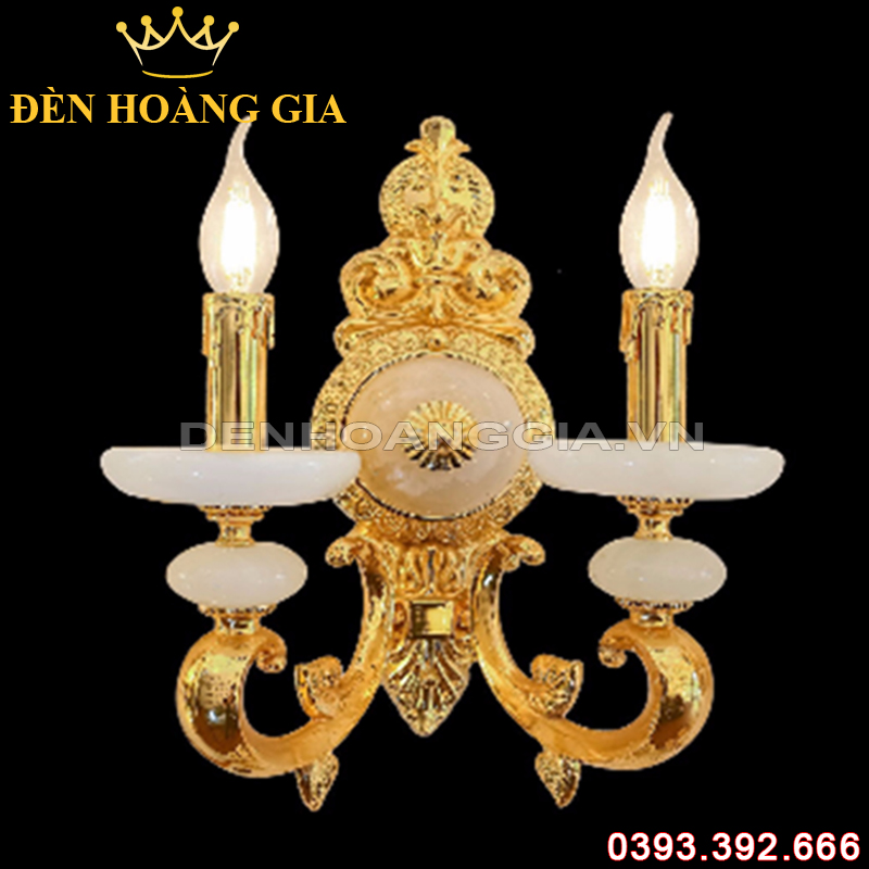 Đèn led tường nến Đồng Rolux-DTND9290/2