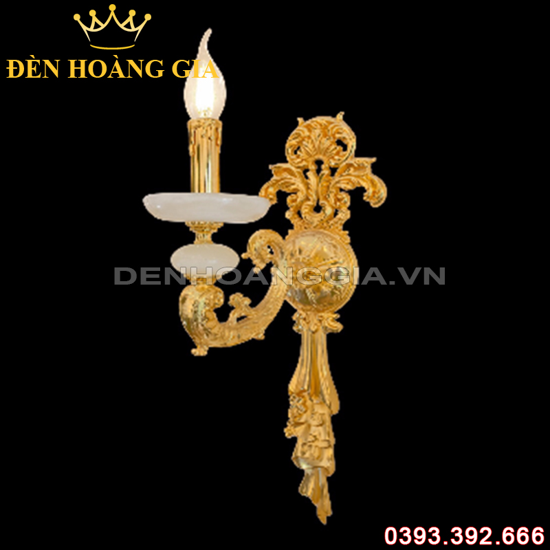 Đèn led tường nến Đồng Rolux-DTND9294/1