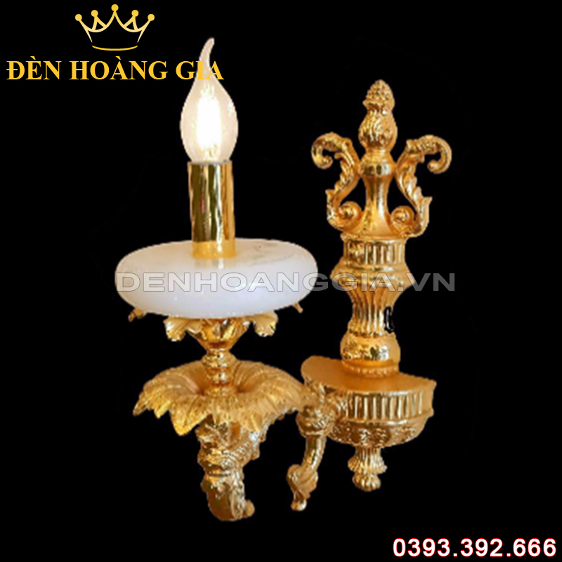 Đèn led tường nến Đồng Rolux-DTND9299/1