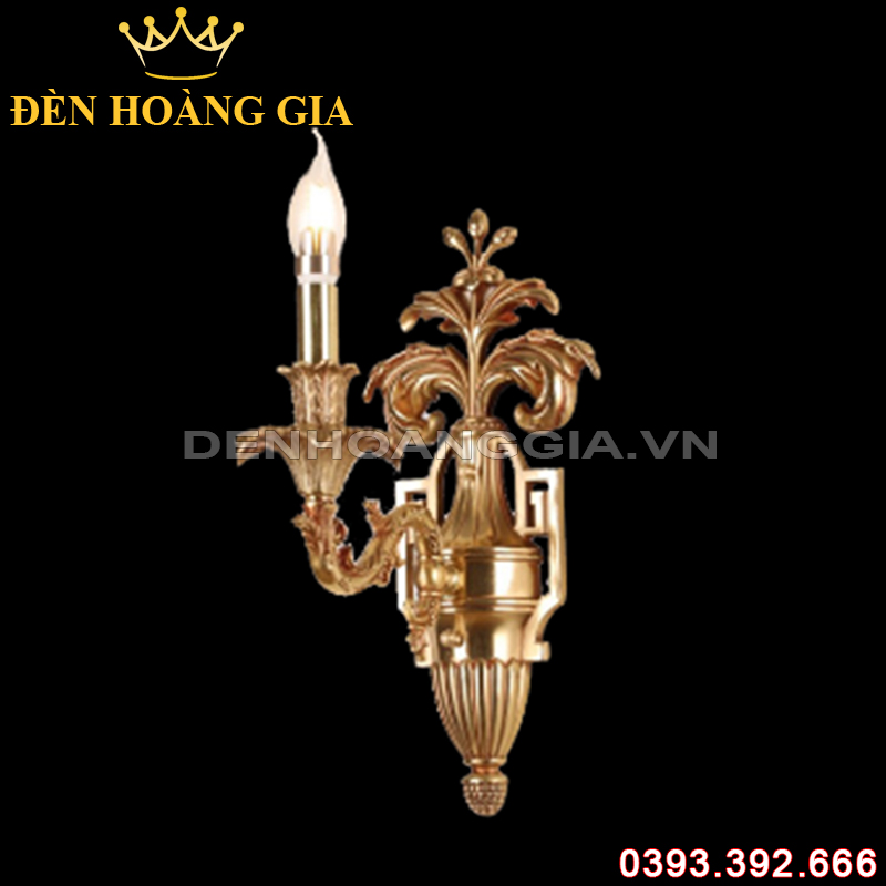 Đèn led tường nến Đồng Rolux-DTND9315/1