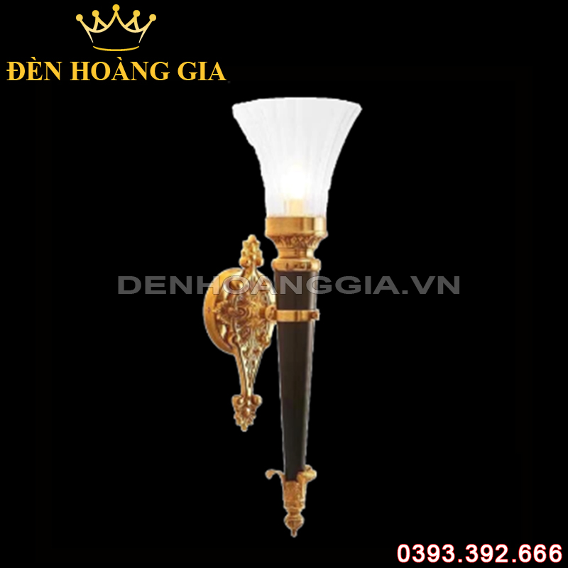 Đèn led tường nến Đồng Rolux-DTNDVT820/1W