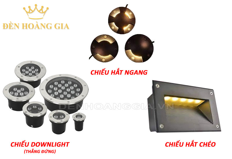 Các loại đèn led âm tường và kiểu chiếu sáng