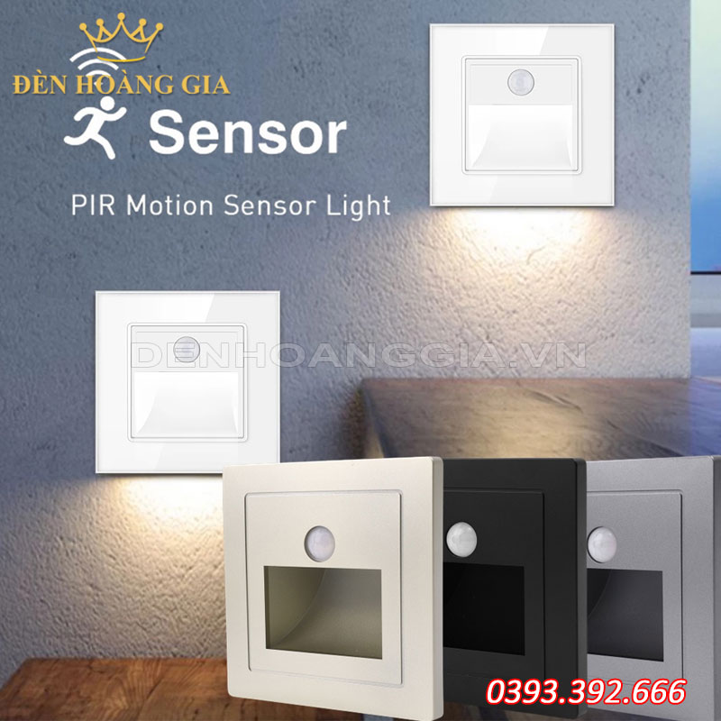 Đèn âm bậc cầu thang cảm biến