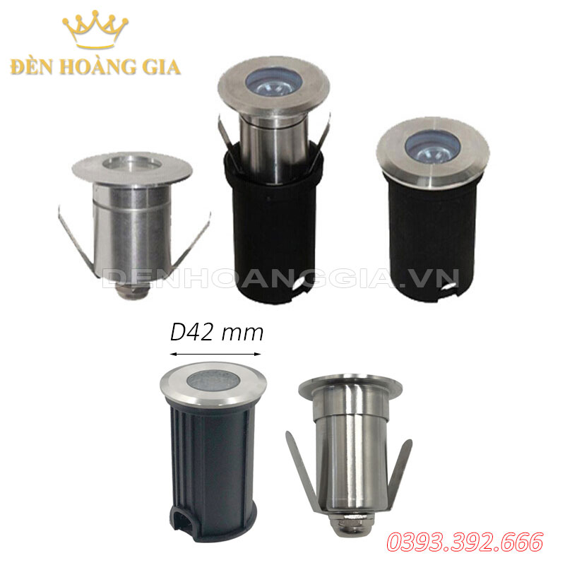 Đèn led âm đất mini 1w - D42mm