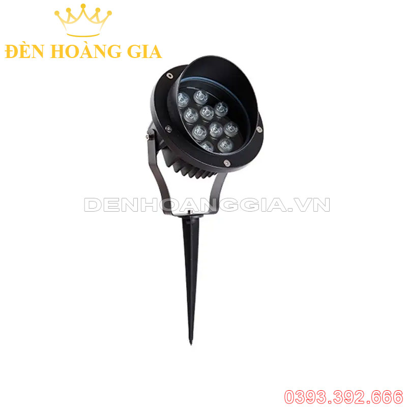 Đèn led cắm cỏ Full Option V2 12w có mũ