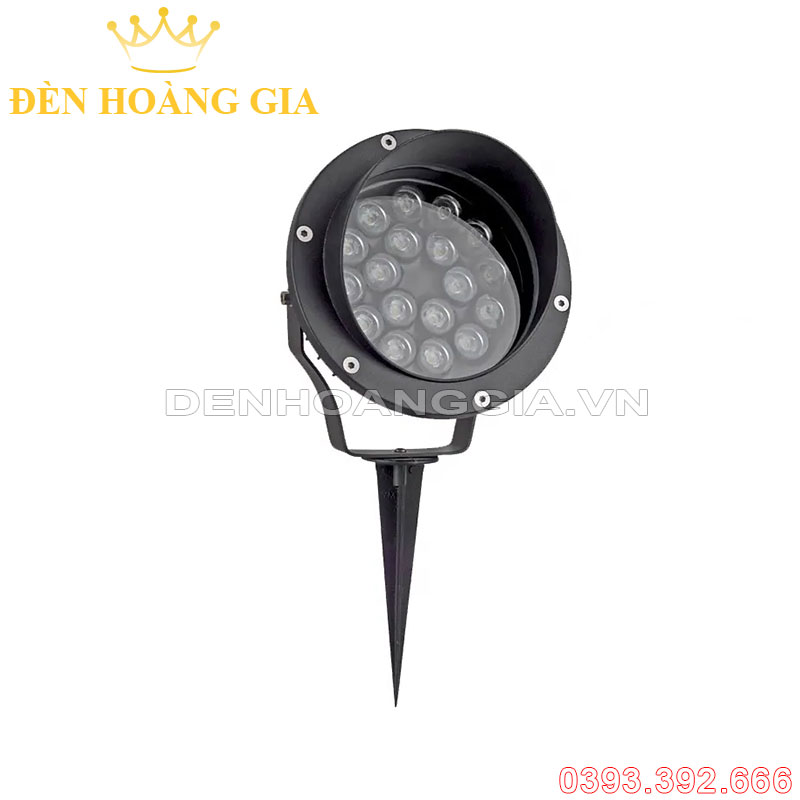 Đèn led cắm cỏ Full Option V2 18w có mũ