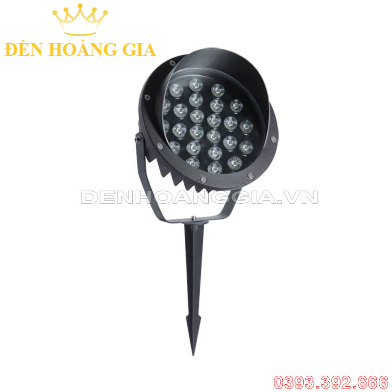 Đèn led cắm cỏ Full Option V2 24w có mũ